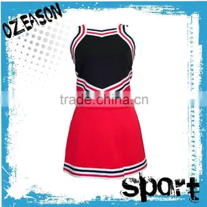 2016 Stylish Custom Youth Sleveless Cheerleading Uniforms thumbnail-1