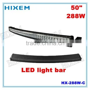 288W Led Light Bar, Led Double Row Light Bar, Curved C.r.e.e Led Light Bar Offroad thumbnail-1