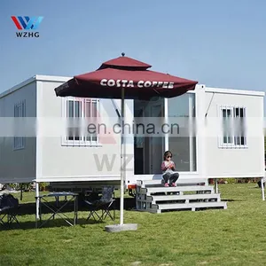 Low Cost Prefab 2 3 Bedroom Modular Homes Granny Flat Villa Design and Drawing thumbnail-1
