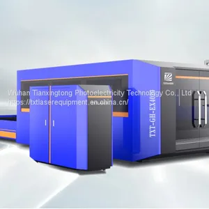 Fiber Laser Cutting Machine With Fully Enclosed Cover And Exchange Table thumbnail-1