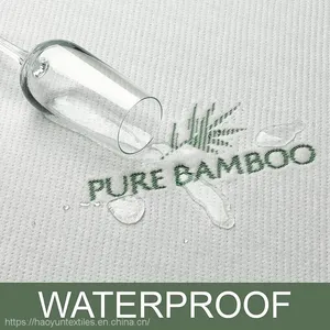 High Quality Hypoallergenic Waterproof Bamboo Jacquard Mattress Protector thumbnail-3