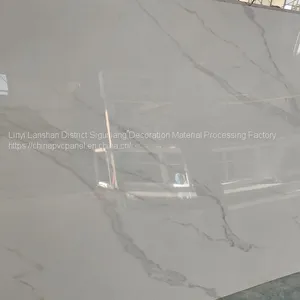 PVC Panel UV Panel PVC Marble Panel Made in China PVC Wallboard SPC High Gloss Board thumbnail-4