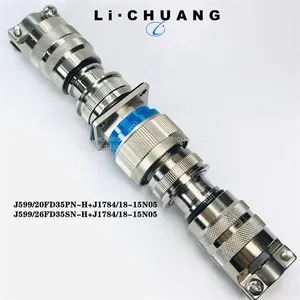 J599 Series Circular Connector Plug Socket J599-20FD35PN-H J599-26FD35SN-H thumbnail-2