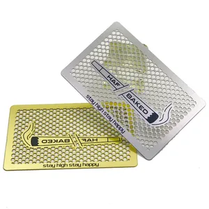 Wholesale Custom Logo Credit Stainless Steel Metal Herb Weed Grinder Cards thumbnail-4