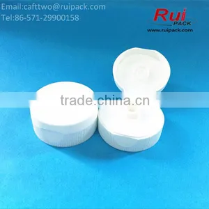38mm FDA White Round Flip Top Cap With Silicone Valve and PP Liner Used for Food/honey thumbnail-2