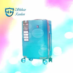 Portable Lightweight Capacity 100% New PP Suitcase Metal Luggage Travel Suitcase PC Boarding Luggage thumbnail-2