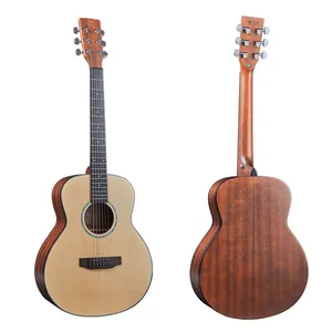YAN 36-inch OM Bucket Spruce Top Sapele Backsides Plywood Guitar Factory SN-360 thumbnail-1