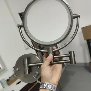 Customized Bear-shaped Mirror, Luxury and Unique-shaped Creative Smart Mirror, Bathroom LED Makeup Mirror, Wall-mounted Bathroom Mirror thumbnail-4