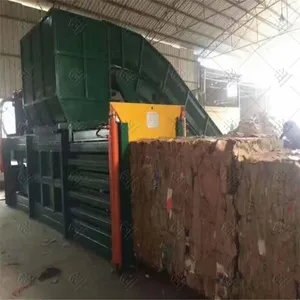 Straw PET Bottles Compactor Baler Machine Waste Paper Carpet Baler Plastic Bottle Baler Machine thumbnail-4