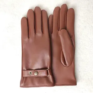 High Quality Leather Gloves Wholesale Fashion Women Winter Gloves and Mittens thumbnail-4