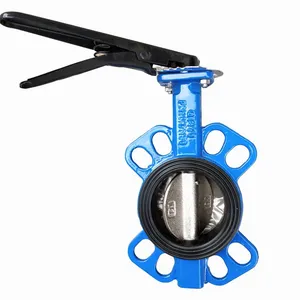 Manufacturers Direct Sales JIS Cast Iron Soft Seal EPDM Butterfly Valve Wafer Butterfly Valve thumbnail-2
