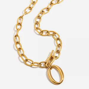 Custom Stainless Steel Necklace With 0.5 Micron TiN Layer - Low MOQ Available thumbnail-4
