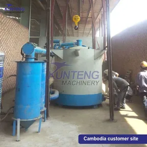 Hoisting Sawdust Firewood Stick Carbonization Furnace Charcoal Powder Making Machine thumbnail-3