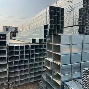Wholesale Custom Size High Quality Corrosion Resistant Durable Galvanized Steel Pipe/Square Pipe for Concrete Reinforcement thumbnail-1