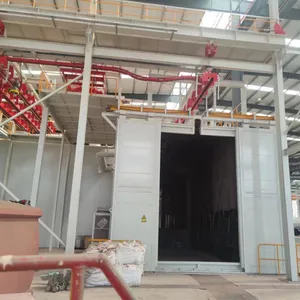 Kaitai/ Kaitech QT37 Hanger Pass-through Type Shot Blasting Machine/Line for Mechanical Components thumbnail-1