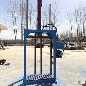 Double-row Car Seat Cushion Baler, Channel Steel Vertical Baler, Waste Film Baler thumbnail-1