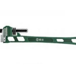 Lightweight European Pipe Wrench Hollow Handle Plumbing Spanner Adjustable Pipe Gripping Tool thumbnail-1