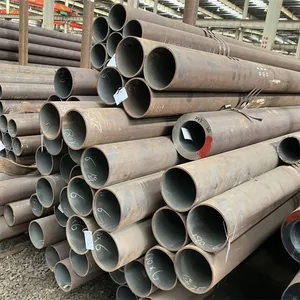High Quality Carbon Steel Round Pipe ASTM A36 S235JR ERW Welded Steel Tube Large Stock Factory Supply thumbnail-4
