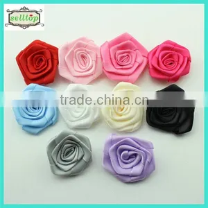 Cheaper Hot Sale Mini 4cm Decorative Ribbon Flower thumbnail-1