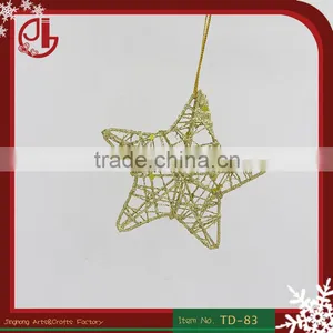 Metal Star Christmas Tree Hanging Decoration thumbnail-1