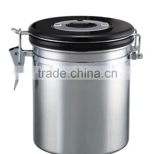 Stainless Steel Coffee Canister With Air Hole 1200ML thumbnail-1