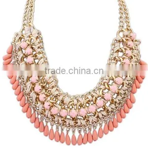 Fashion Necklaces 2016 Necklaces Jewelry Type Latest Design Beads Necklace Statement Necklaces thumbnail-4