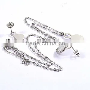 Best Quality Fashion Jewelry High Quality Jewelry Set With 18k Gold Color Plated thumbnail-2