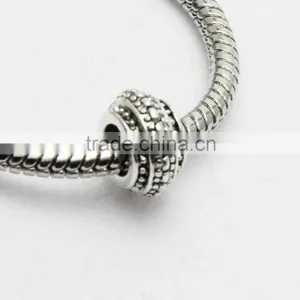 Wholesale Pdora New Style DIY Large Hole Drum Shape Zinc Alloy Beads thumbnail-3