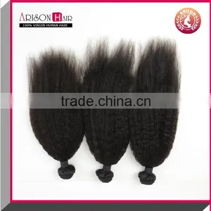 Fashion Hair Top Grade 7a Virgin Human Malaysian Kinky Straight Hair Weave thumbnail-5
