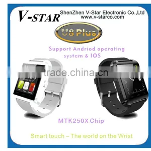 BT4.0 IOS Android Smart Watch With 1.3MP Camera and Leather Strap thumbnail-1