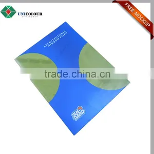 Promotion Custom Cheap Price Protable Paper File Folder thumbnail-2