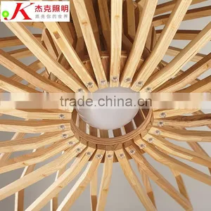 Wooden LED Pendant Light JK-8005B-05 Wood Pendant Lamp for Home Decoration thumbnail-5