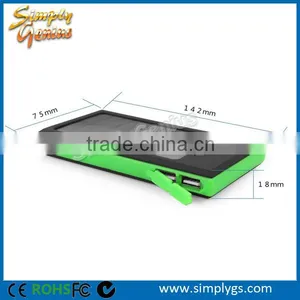 (Factory Direct) 8000mah Solar Power Bank, Power Bank Solar, Li-polymer Battery Power Bank Quality Choice thumbnail-4