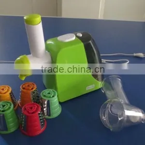 Multi Functional Vegetable and Fruit Ice Cream Machine and Spiral Slicer Salad Maker 2 in 1 thumbnail-1