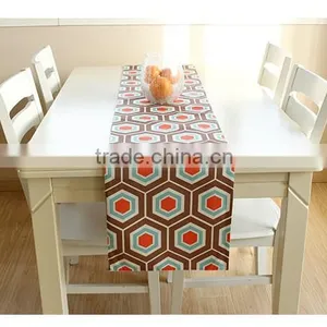 Nice Handmade Heat Transfer Printing Geometric Figure Table Runners thumbnail-3