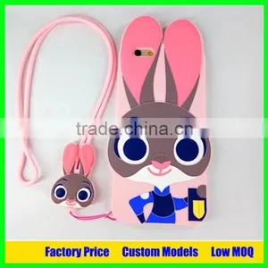 Zootopia Judy Silicone Cellular Phone Case Handphone Case Handset Case for Iphone 6plus thumbnail-5