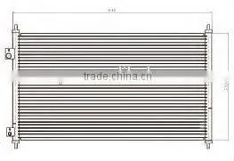 Car Condenser for HONDA ES7 (OEM NO.:80110S5A003/403712S1541/80110S6A901) thumbnail-1