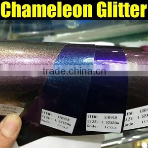 Chameleon Glitter Vinyl Car Sticker Design 1.52m*20M/Roll thumbnail-1