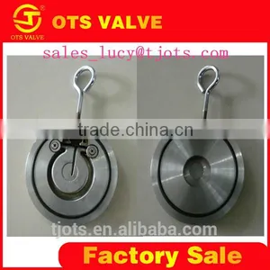 CV-LY-012single Disc Stainless Steel Wafer Type Dn80 CFS Check Valve thumbnail-1