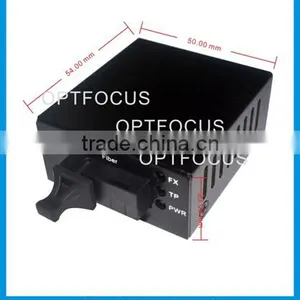 10/100M Mini Size Media Converter 1310&550nm Single Fiber SM 20Km SC ,supply OEM thumbnail-2