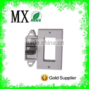 Wholesale 115mm*70mm Aluminium Wall Plate With HDMI thumbnail-1
