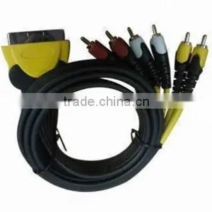 High Speed Scart to Component av Cable,Changzhou Dvb-t Scart thumbnail-1