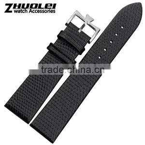 18|20mm High Quality Leather Strap Watch Band With Stainless Steel Buckle Wholesale 3PCS thumbnail-1