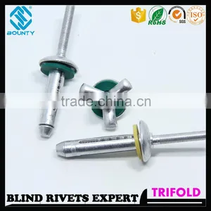 HIGH QUALITY WATERPROOF EXPLODING ROOFING TRIGRIP RIVETS FOR ROOFING thumbnail-2