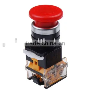 GA4D-11ZS CNGAD 40mm Red Electrical Emergency Push Lock Turn Reset Button Switch thumbnail-1