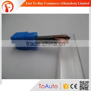 6mm Cutting Dia 90 Degree 2 Flutes HRC65 Chamfer Mill With Coating Cnc Milling Tool thumbnail-1