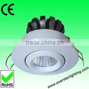 2015 New Hot Square Aluminium Body 230V 3W RA > 80 210 Luminous 38 Degree 1 Pc Cob Led Downlight thumbnail-1