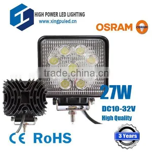 4x4 27W Led Work Light for Driving Lamp 4WD Offroad Tractor Auto Lamp thumbnail-1