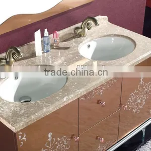 Bathroom Furniture Double Sinks Bathroom Cabinet thumbnail-2