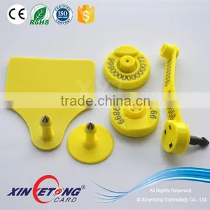 LF HF RFID Passive Animal Management Tag/RFID Ear Tag For Animal thumbnail-1